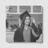 Minimalist Arch Abschlussfoto Gästebuch (Rückseite)