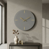 Minimalist Architectural Wall Clock - Modern  Große Wanduhr