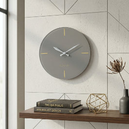 Minimalist Architectural Wall Clock - Modern  Große Wanduhr