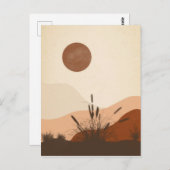 Minimalist art. For a gentle message. Postkarte (Vorne/Hinten)