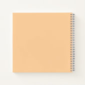 Minimalist Autumn Landscape Notebook Notizblock (Rückseite)