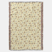 Minimalist Autumn Leaf Decke (Vorderseite Vertikal)