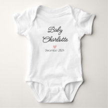 Minimalist Baby Coming Soon | Individuelles Gesche