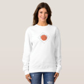 Minimalist Basketball Design Sweatshirt (Vorne ganz)