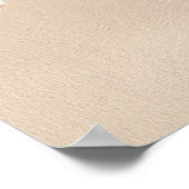 Minimalist Beach Wave Ocean Sand Poster (Ecke)
