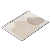 Minimalist Beige Abstract Notizblock (Linke Seite)