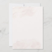 Minimalist beige baptism einladung (Rückseite)