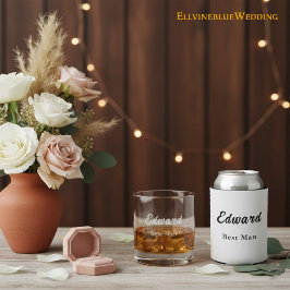 Minimalist Best Man Wedding Practical Gift Dosenkühler