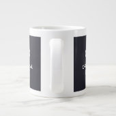 Minimalist Bicycle Art Jumbo-Tasse (Rückseite)