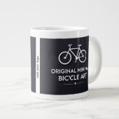 Minimalist Bicycle Art Jumbo-Tasse (Vorderseite Rechts)