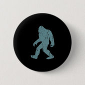 Minimalist Bigfoot Cket Logo Sasquatch Cryptid Coo Button (Vorderseite)