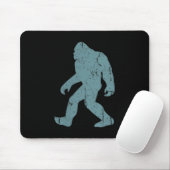 Minimalist Bigfoot Cket Logo Sasquatch Cryptid Coo Mousepad (Mit Mouse)