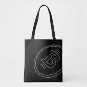 Minimalist Bitcoin Tote Bag Tasche (Vorderseite)