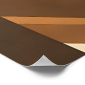 Minimalist Black Cat Eating Spaghetti Japanese Art Poster (Ecke)