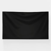 Minimalist Black Cat Silhouette  Banner (Horizontal)