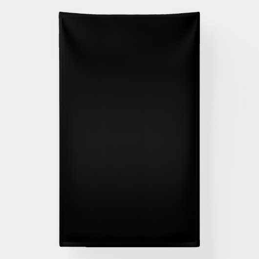 Minimalist Black Cat Silhouette  Banner (Vertikal)