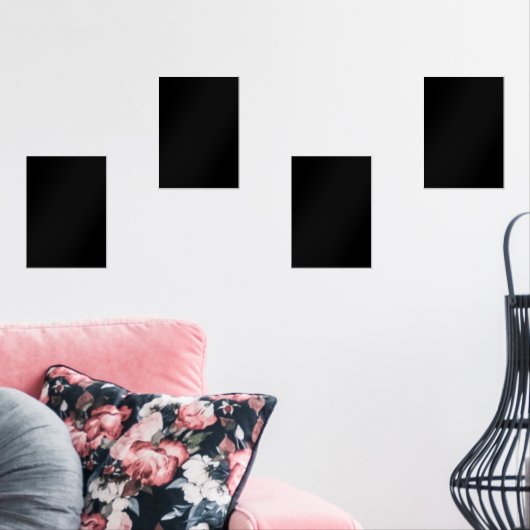 Minimalist Black Cat Silhouette Bilderwand Sets (Wohnzimmer)