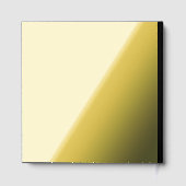 Minimalist Black Cat Silhouette  Gästebuch (Rückseite)