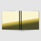 Minimalist Black Cat Silhouette  Gästebuch (Voll)