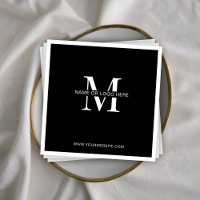 Minimalist Black Logo Business Event Custom