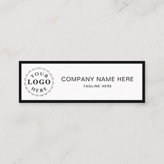 Minimalist Black Script QR White Calling Card Telefonnummerkarte (Rückseite)