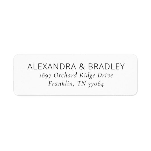 Minimalist Black Typographic (Vorne)