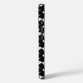 Minimalist black & white daisy pattern Case-Mate iPhone hülle (Rückseite / Links)