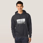 Minimalist Black & White Inspirational Wall Art Hoodie (Vorne ganz)