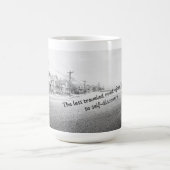 Minimalist Black & White Inspirational Wall Art Kaffeetasse (Mittel)