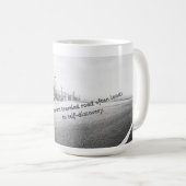 Minimalist Black & White Inspirational Wall Art Kaffeetasse (VorderseiteRechts)