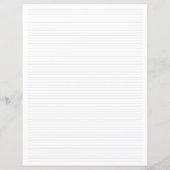 Minimalist Blank Recipe Pages / Paper Sheet Modern (Rückseite)