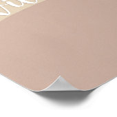 Minimalist Bohemian Art: Wild & Free Feather Arrow Poster (Ecke)