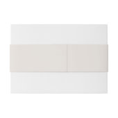 Minimalist Boho Fall Floral Wedding Einladungsbanderole (Rückseitenbeispiel)