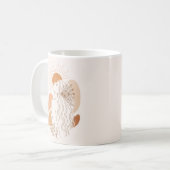 Minimalist Boho Woman Art Mug Kaffeetasse (Vorderseite Links)