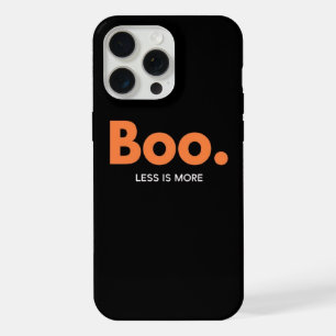 Minimalist Boo Halloween Black iPhone 15 Pro Max C Hülle
