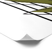 minimalist botanical boho wall art poster (Ecke)