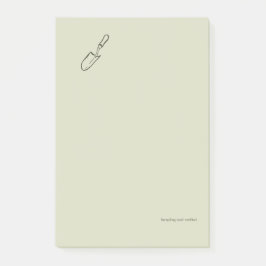 Minimalist Botanical Garden Reader Gift Post-it Klebezettel