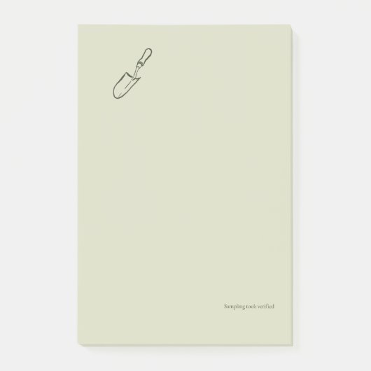 Minimalist Botanical Garden Reader Gift Post-it Klebezettel (Vorderseite)