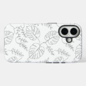  Minimalist Botanical Line Art Leaves Case (Rückseite (Horizontal))
