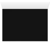 Minimalist Botanical Wedding Reserved Seating Card (Innenansicht Horizontal (Unten))