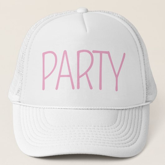 Minimalist Bridesmaid Party Hat Truckerkappe (Vorderseite)
