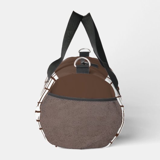 Minimalist Brown Linework | Dink Well Personalized Duffle Bag (Rechts)