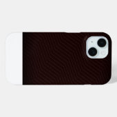 Minimalist Burgundy Zig Zag Geometric Modern Phone Case-Mate iPhone Hülle (Rückseite (Horizontal))