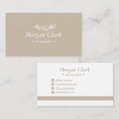 Minimalist Business Card Visitenkarte (Vorne/Hinten)