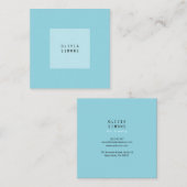 Minimalist Business Cards Quadratische Visitenkarte (Vorne/Hinten)
