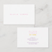 Minimalist Business Cards Visitenkarte (Vorne/Hinten)