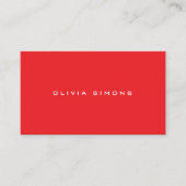 Minimalist Business Cards Visitenkarte (Vorderseite)