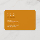 Minimalist Business Cards Visitenkarte (Rückseite)