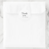 Minimalist Business Thank You Sticker (Tasche)