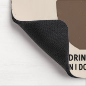 Minimalist “But First, Coffee” Mousepad – Stylish  (Ecke)